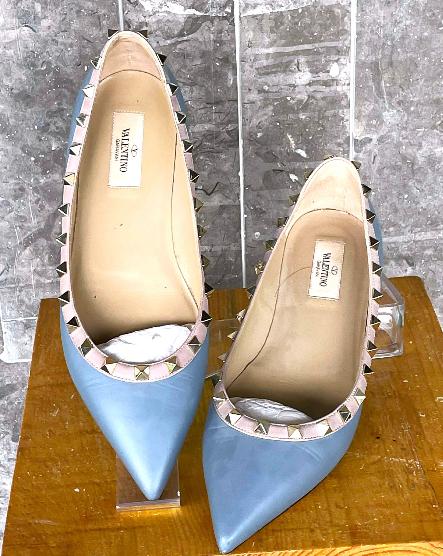 Valentino Garavani Rockstud Flats US 9