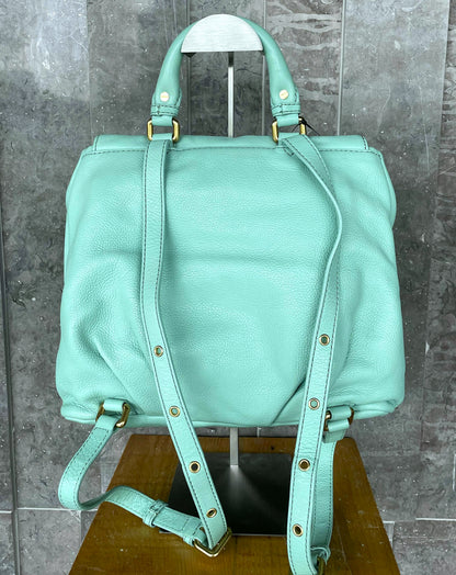 Marc Jacobs Classic Q Mariska Backpack in Mint Green