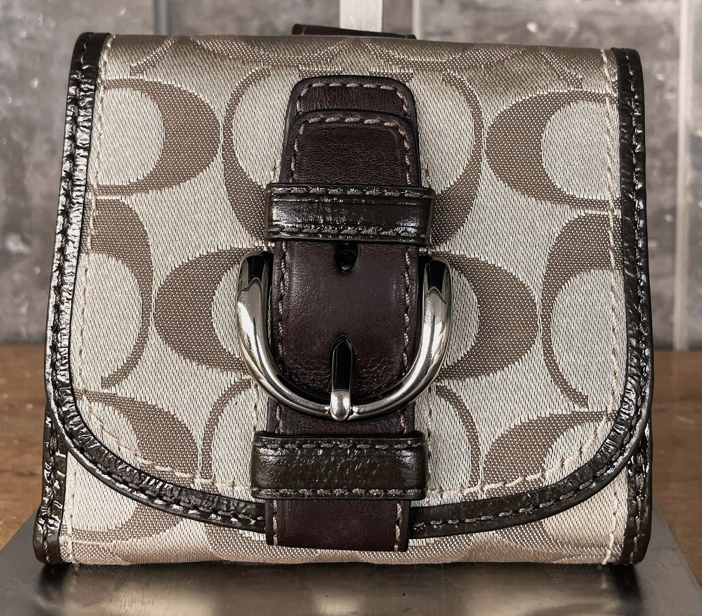 Coach Soho Signature French wallet