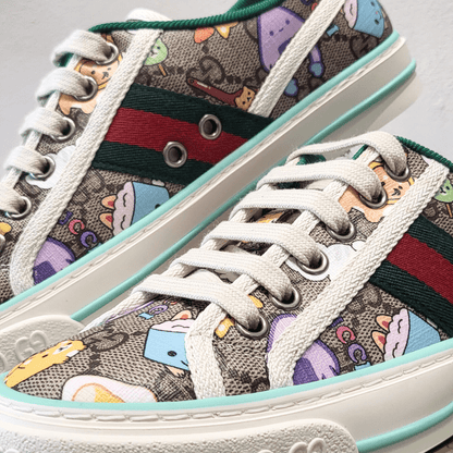 Gucci x Pikarar Tennis 1977 Shoes 'Animal Print' US 35 - Élysée