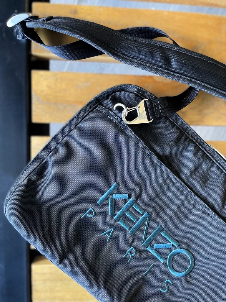 Kenzo Tiger Embroidered Document Laptop Bag