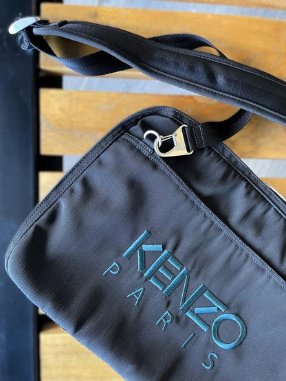 Kenzo Tiger Embroidered Document Laptop Bag