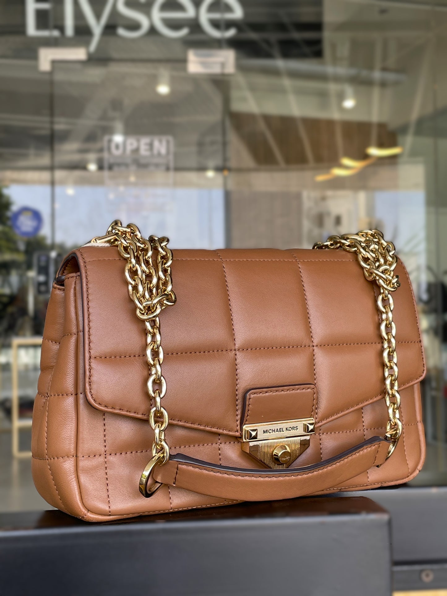 Michael Kors Soho Large Quilted Leather Shoulder Bag