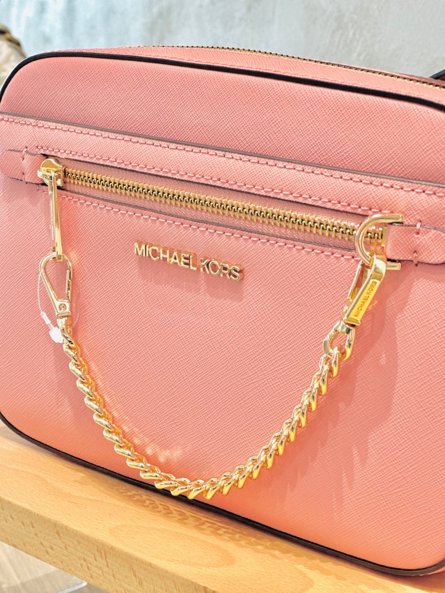 Michael Kors Jet Set Leather Chain Crossbody Bag - Élysée