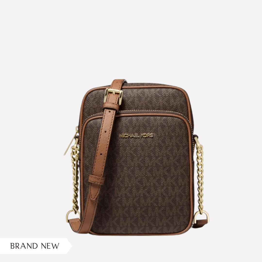 Michael Kors Jet Set Travel Medium Logo Crossbody Camera Bag - Élysée