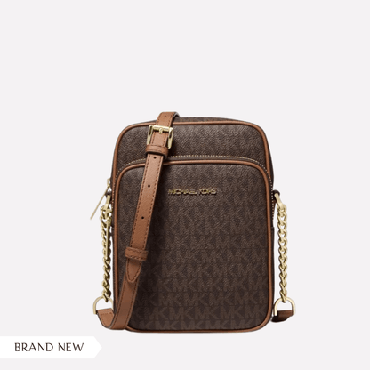 Michael Kors Jet Set Travel Medium Logo Crossbody Camera Bag - Élysée