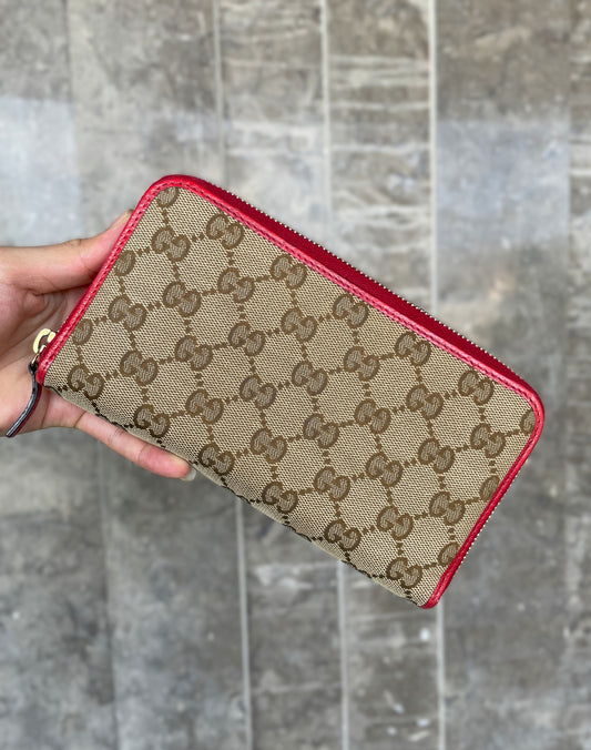 Gucci Monogram Dollar in Red