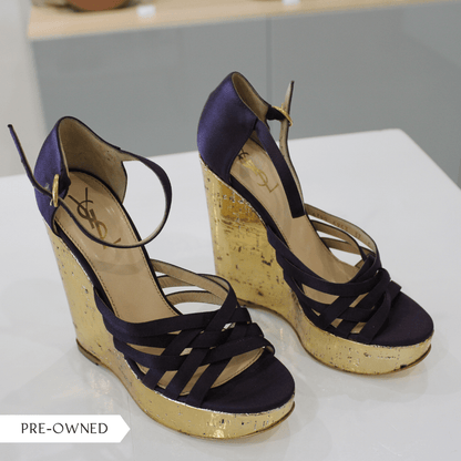 YSL New Y2K Open Toe Platform US 37 - Élysée